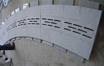 হালকা ধূসর গ্রানাইট পুল Pavers